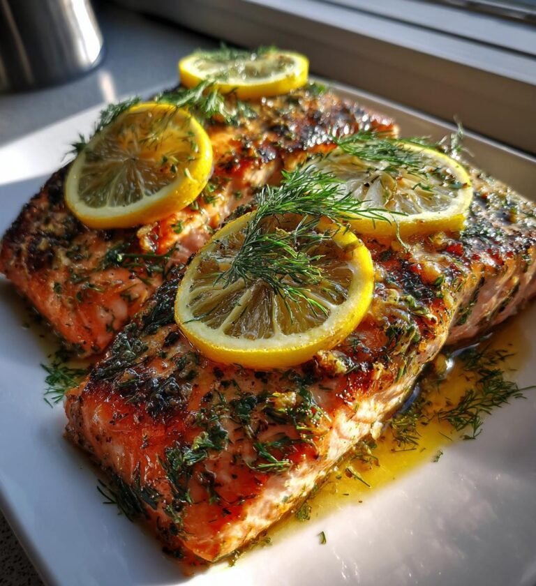Grilled Salmon July Lemon — Classic