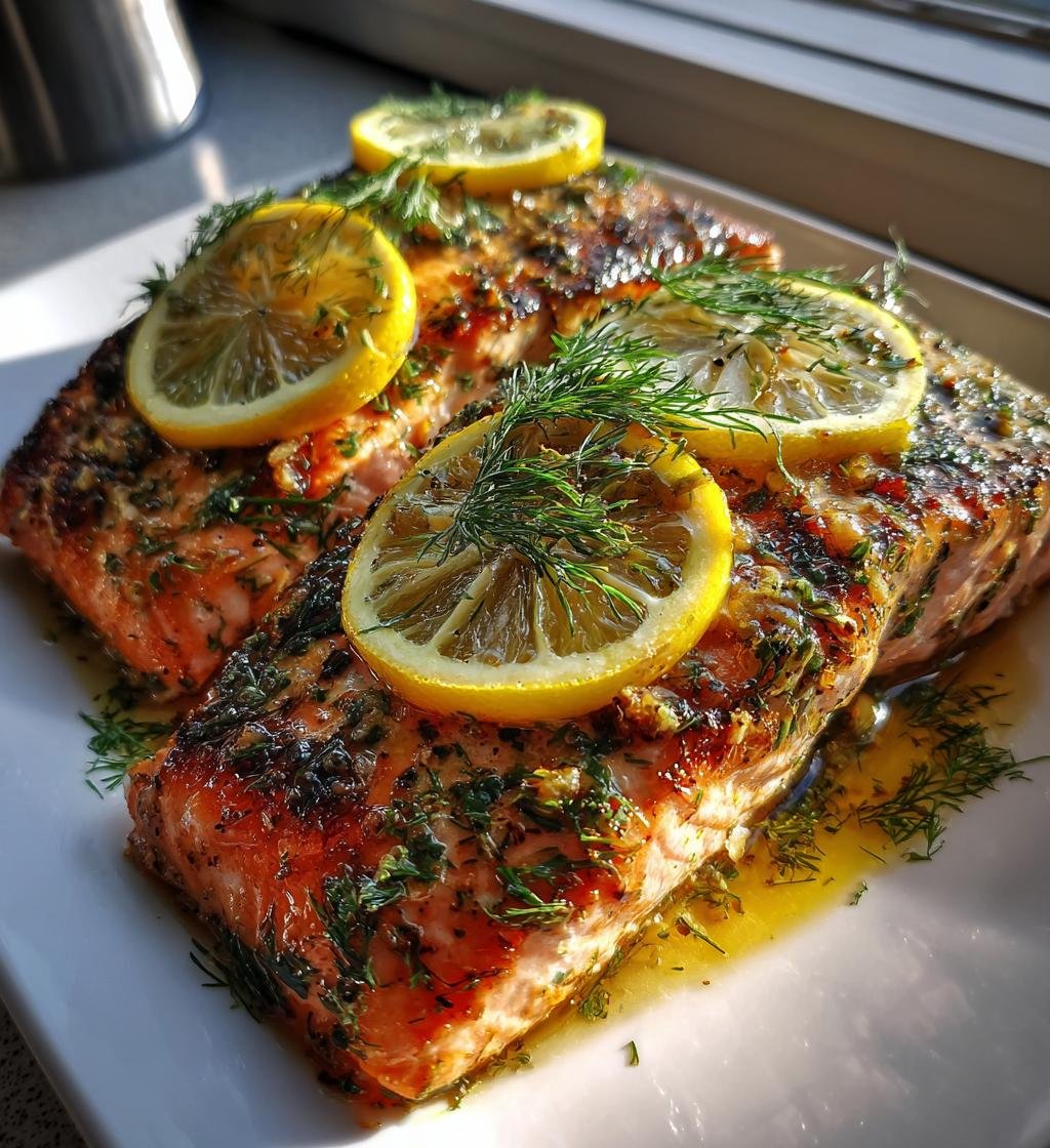 Grilled Salmon July Lemon — Classic