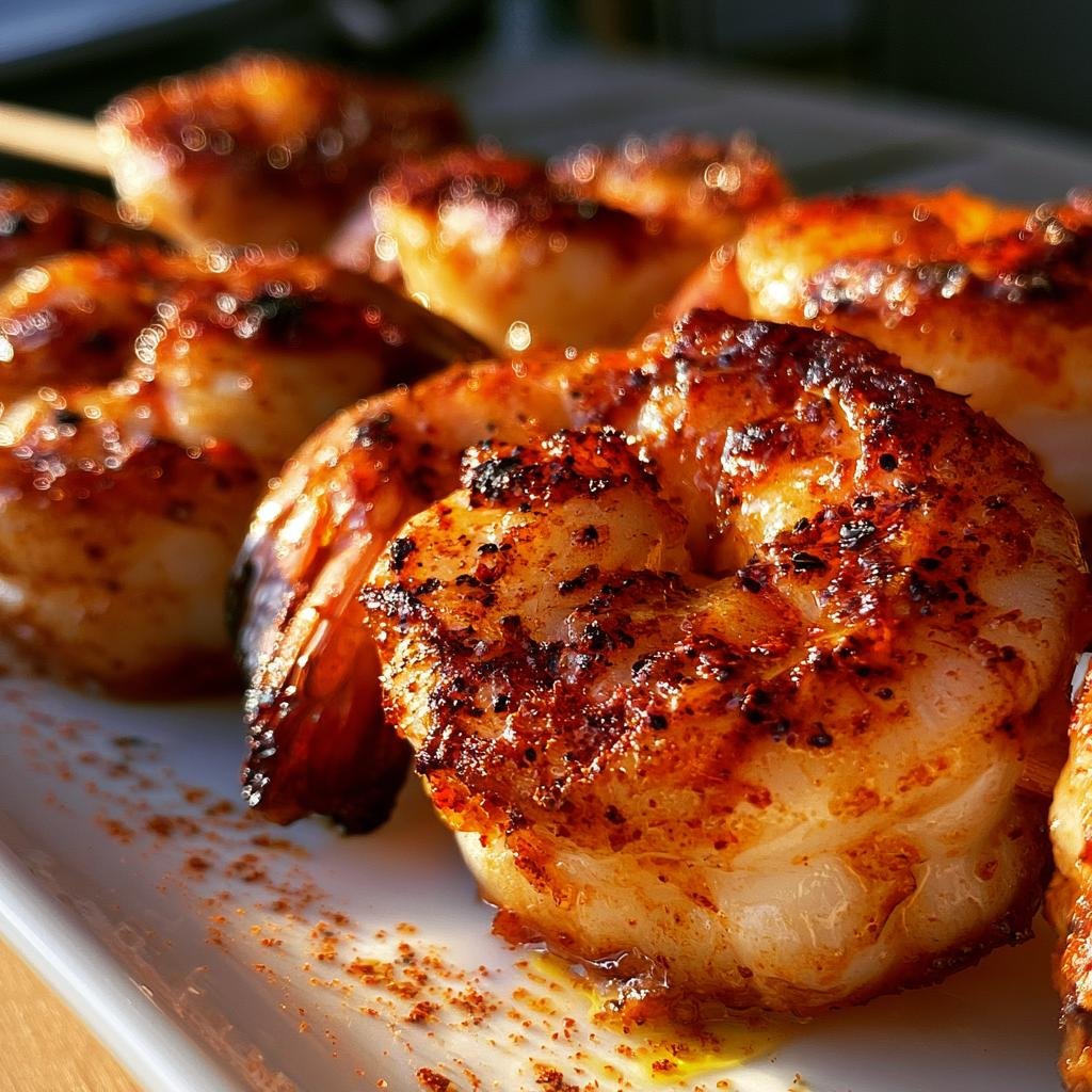 Grilled Shrimp July — Homemade