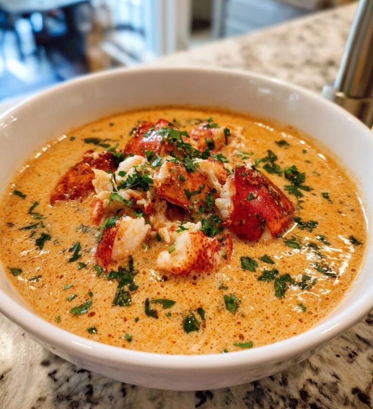 Lobster Bisque July — Homemade