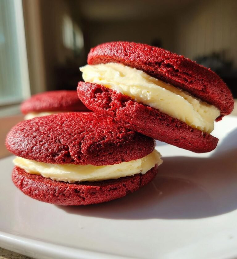 Red Velvet Whoopie Pies