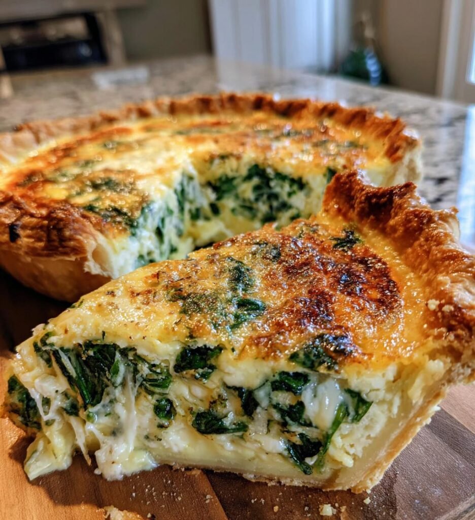 Spinach Quiche July — Classic