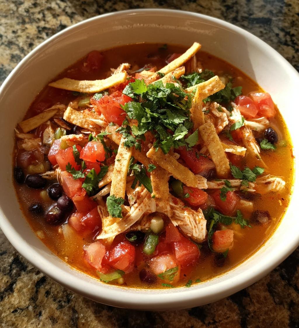Tortilla Soup July — Homemade