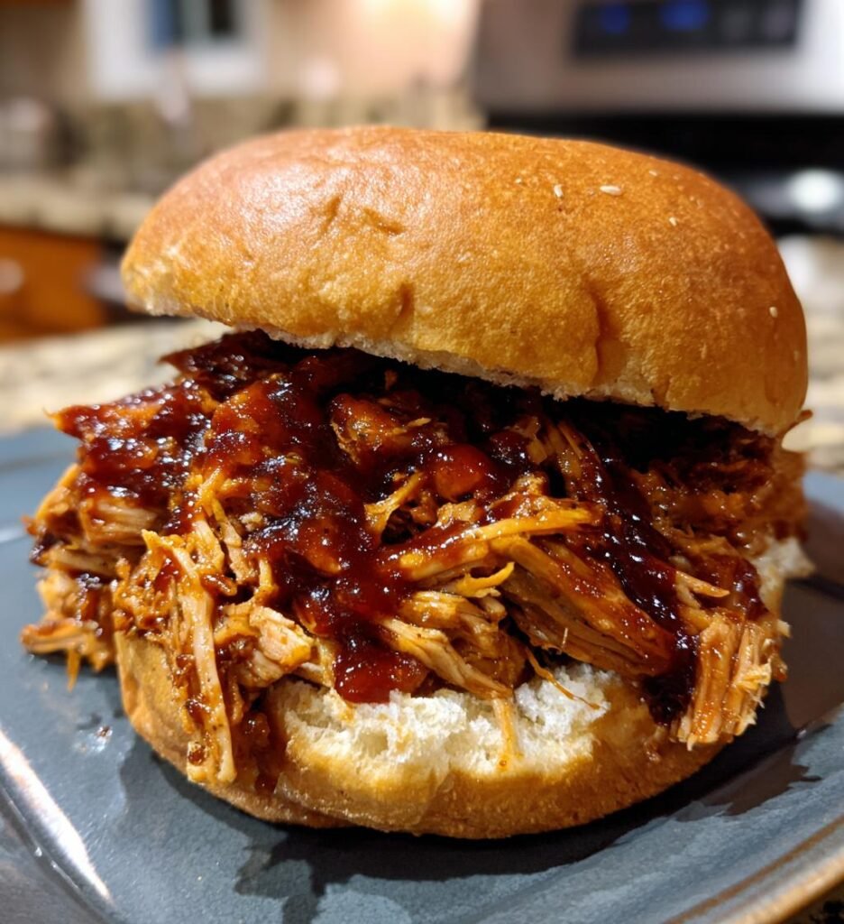 BBQ Pulled Pork Sandwiches July — Homemade