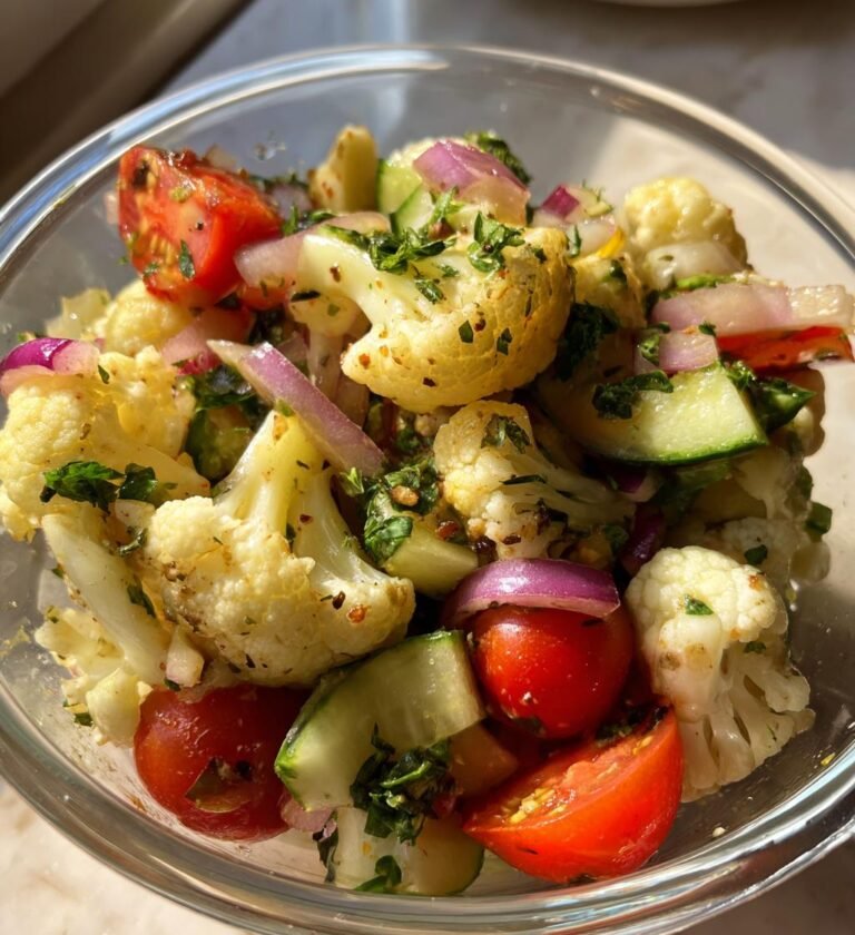 Cauliflower Salad July — Homemade