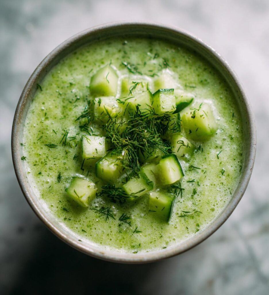 Cucumber Soup July Cold