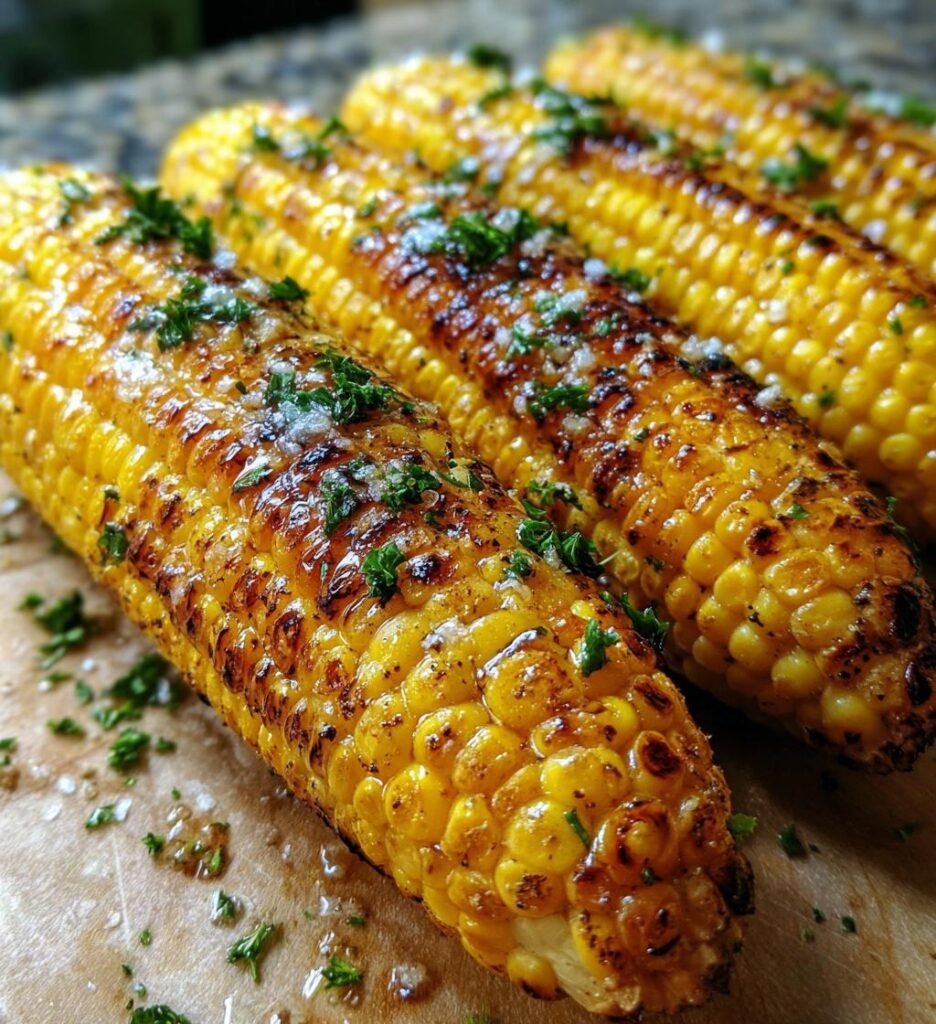 Grilled Corn 4th of July — Classic