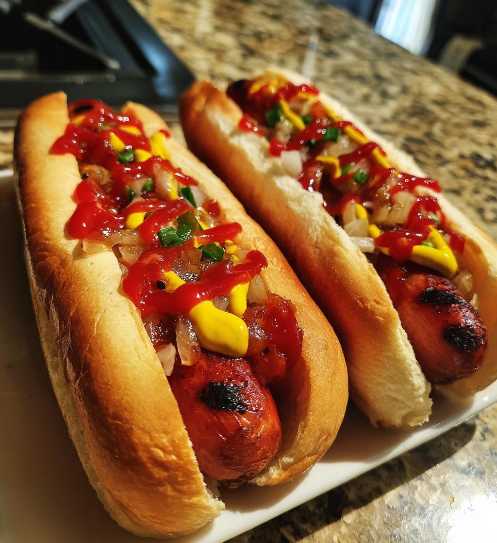 Grilled Hot Dogs Classic Independence — Homemade