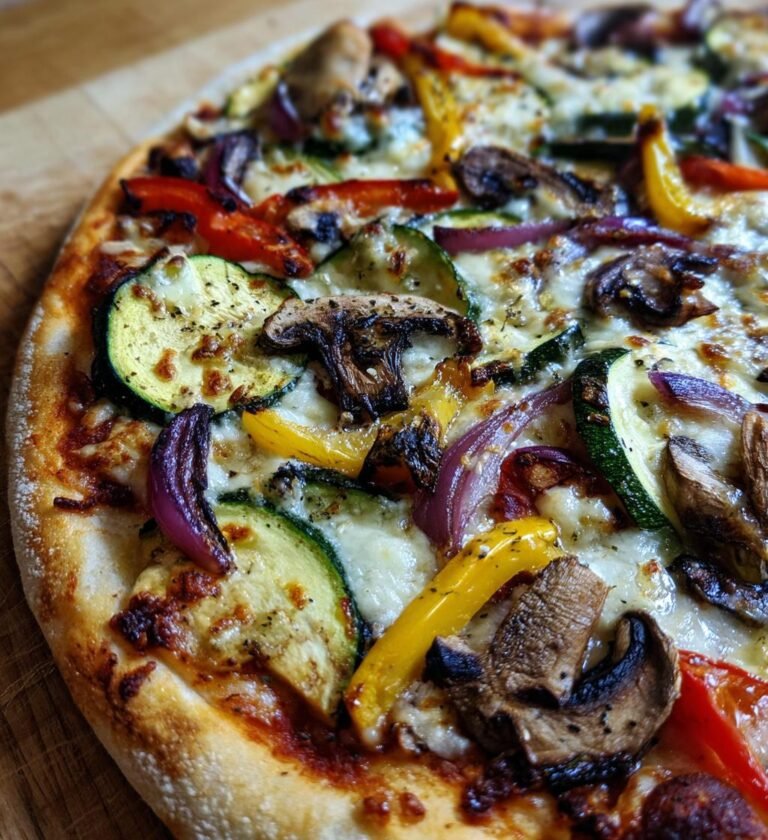Grilled Vegetable Pizza July — Classic