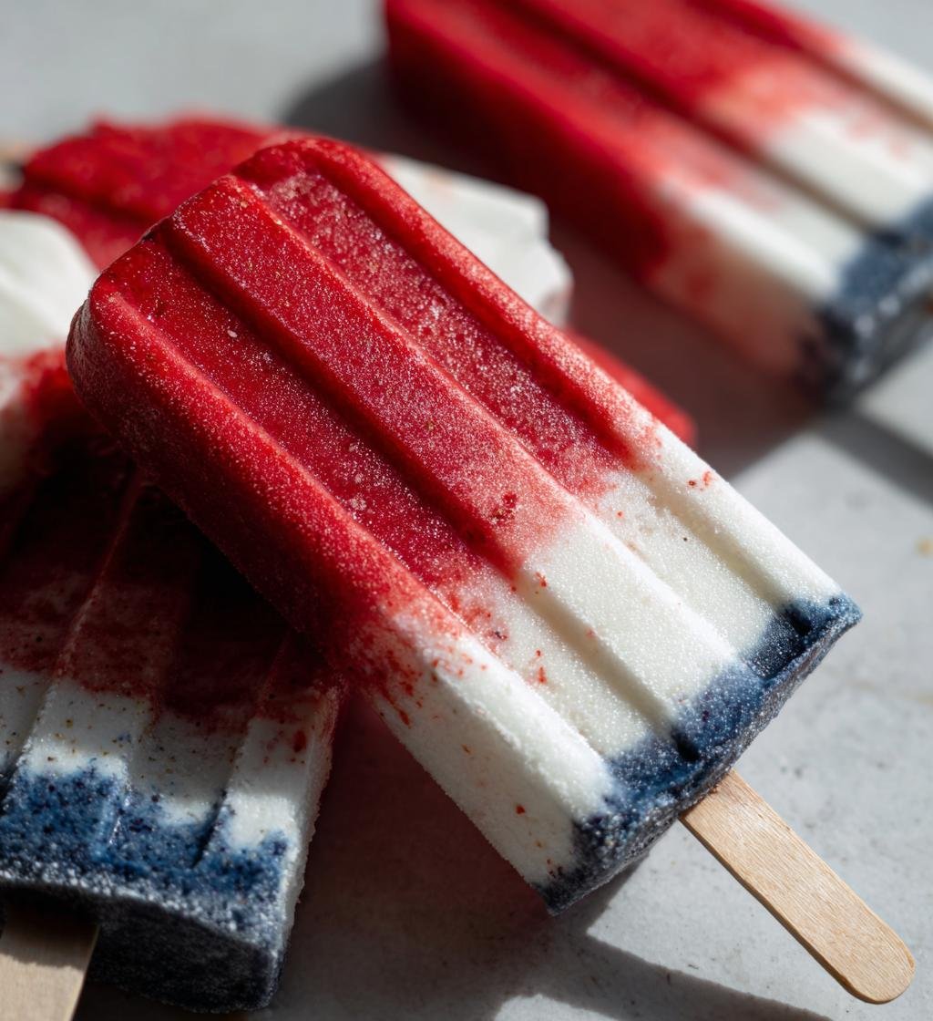 Red White Blue Popsicles — Classic