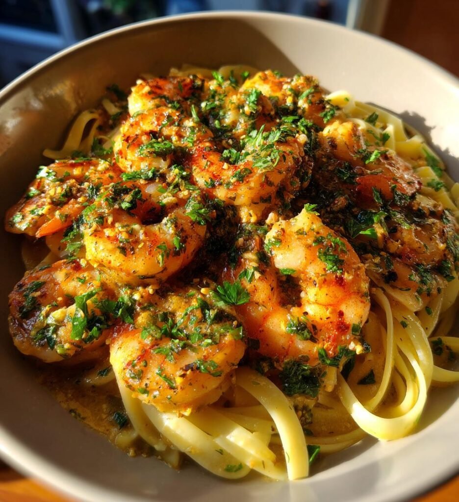 Shrimp Scampi July — Homemade