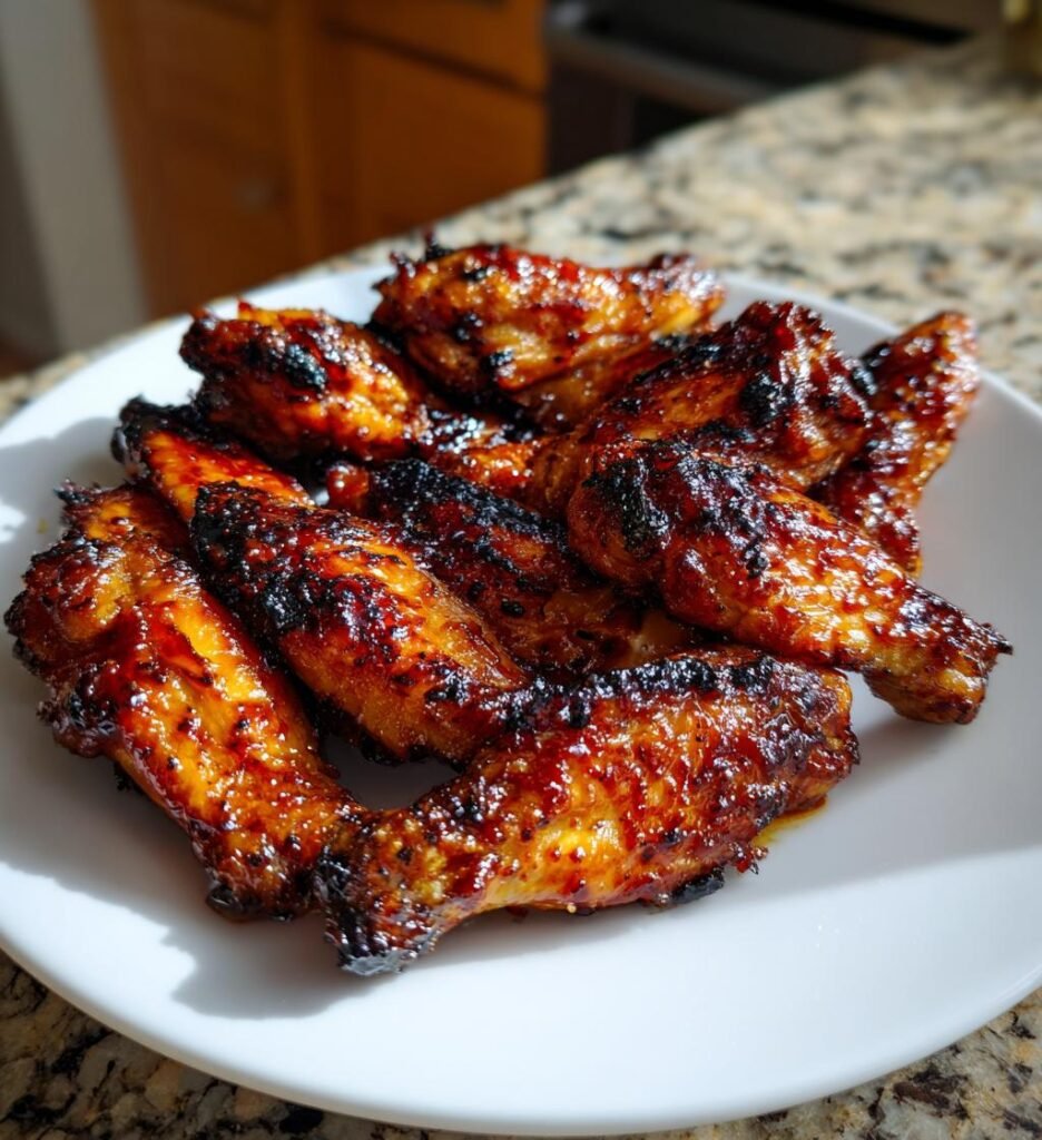 Smoked Wings 4th of July — Homemade