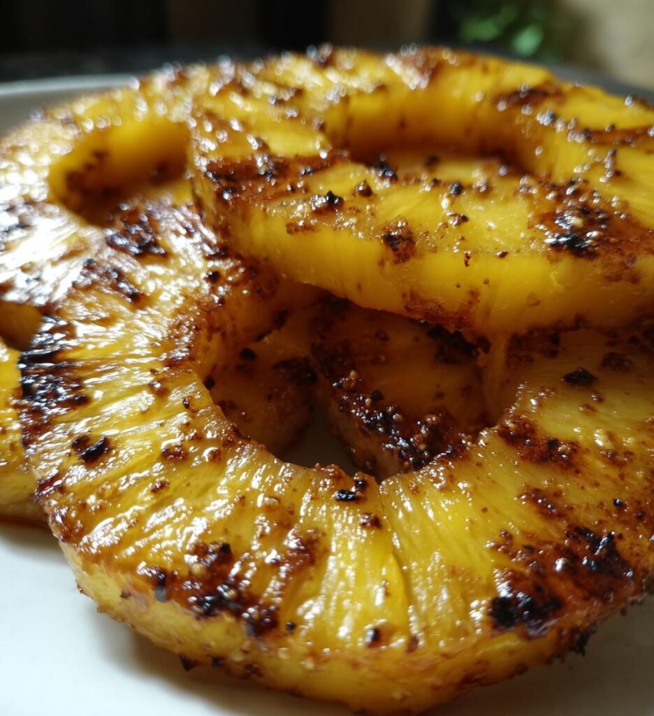 Labor Day Grilled Pineapple