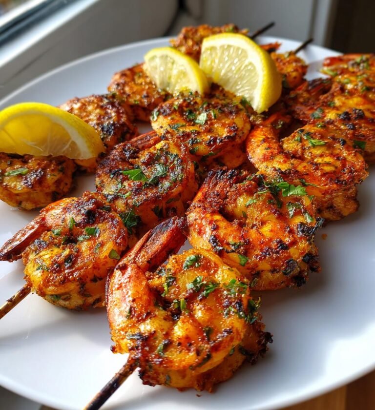 Labor Day Shrimp Skewers