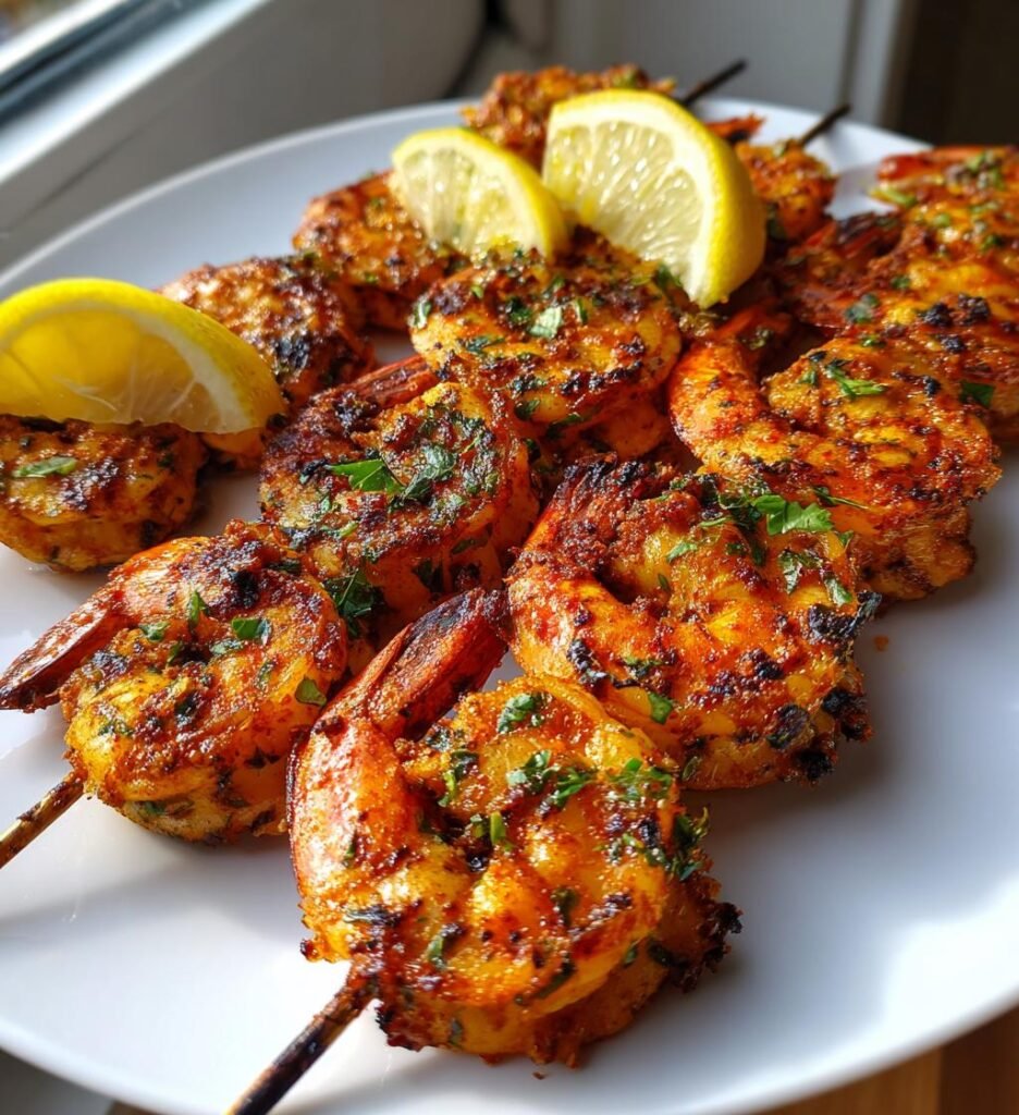 Labor Day Shrimp Skewers